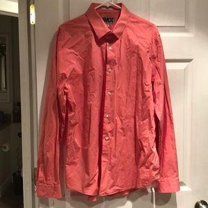 Coral dress shirt